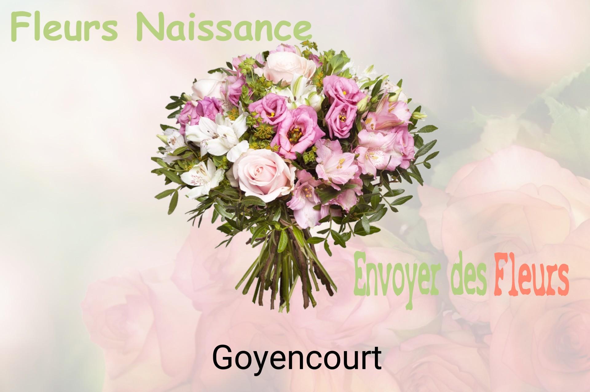 Bouquet de fleurs de naissance livré à Goyencourt